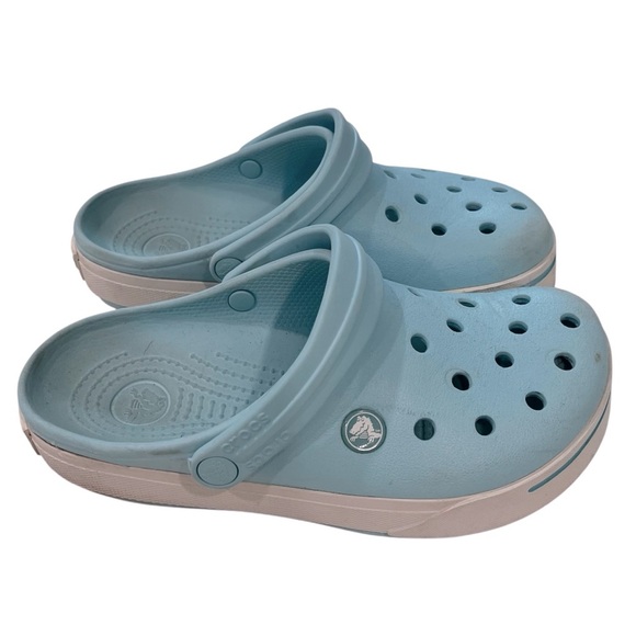 CROCS crocband Light Blue Clogs Size 6 - Picture 1 of 10